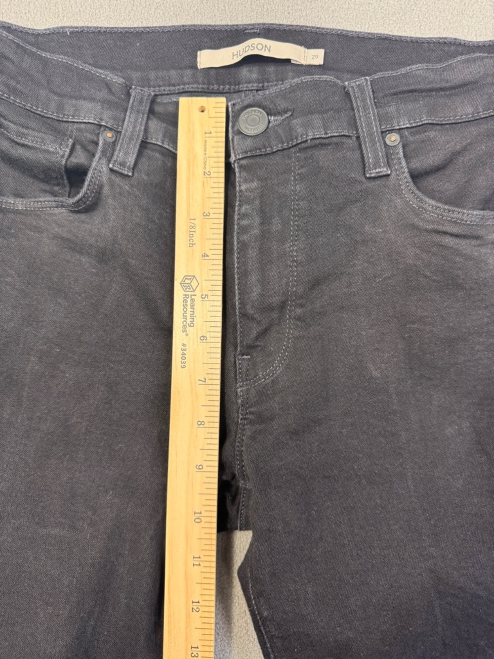 Hudson Jeans Black Flare Jeans - Picture 12 of 16